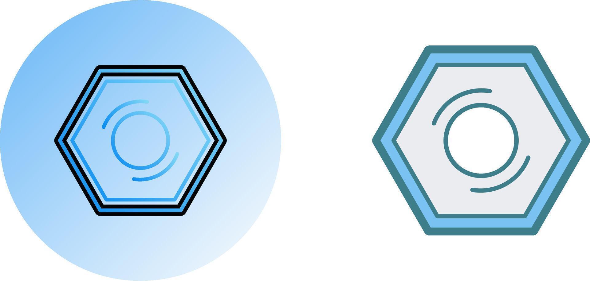 Nut Icon Design vector