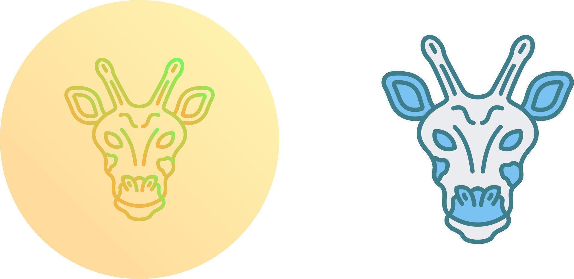 Giraffe Icon Design vector
