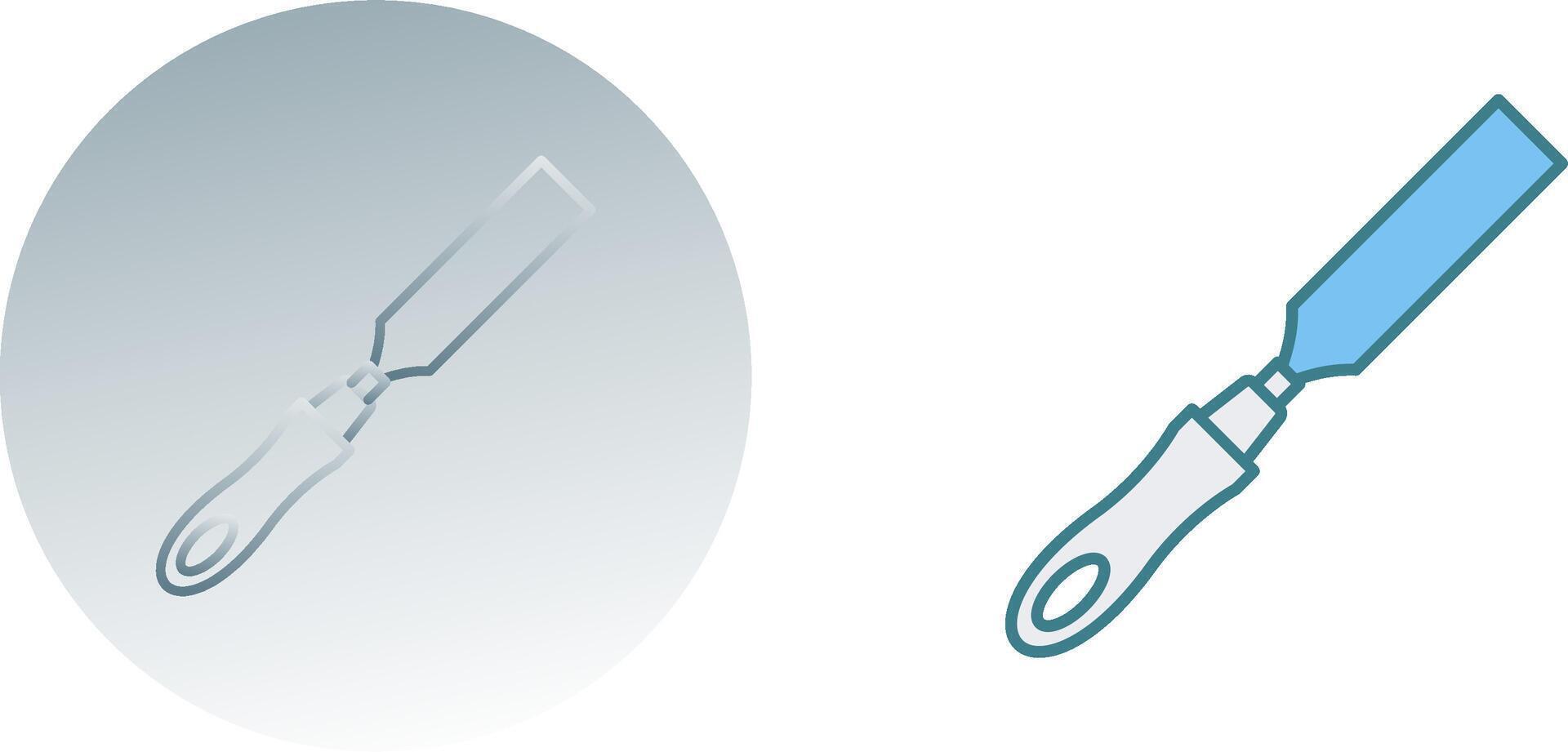 Chisel Icon Design vector