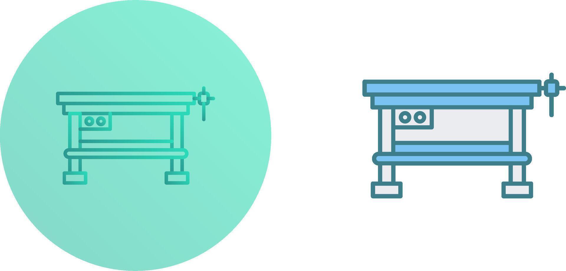 Work Bench Icon Design vector