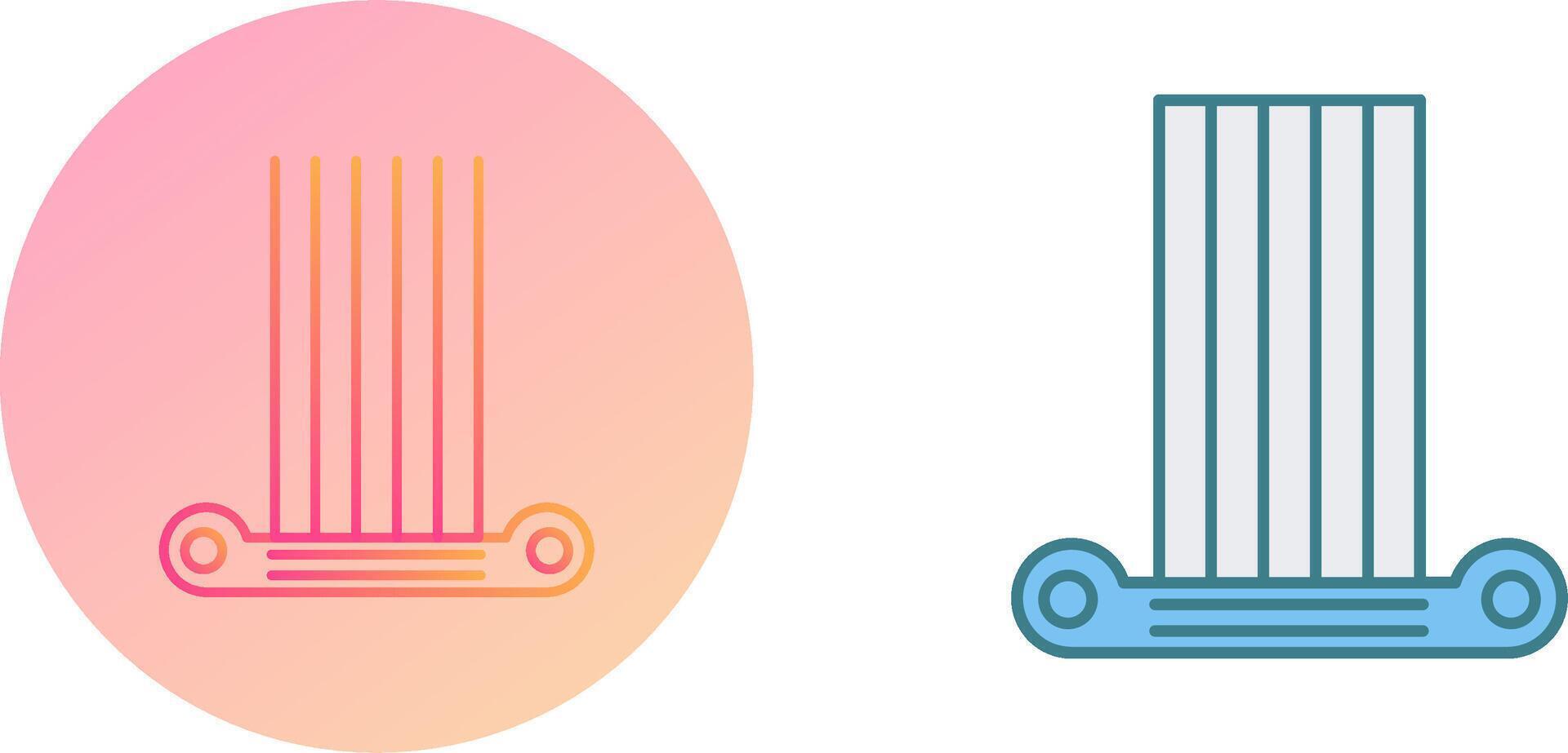 Column Icon Design vector