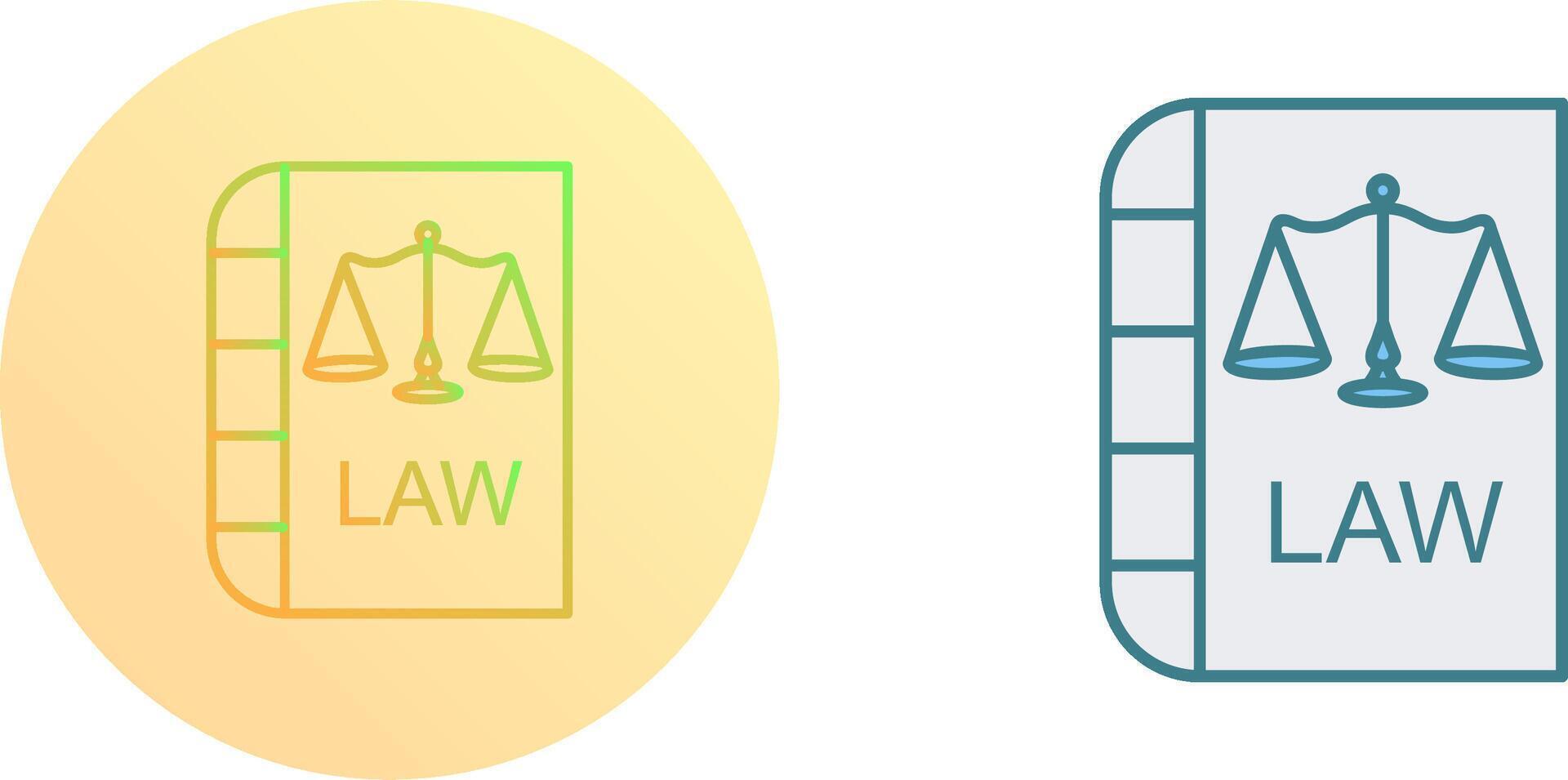 Law and Order Icon Design vector