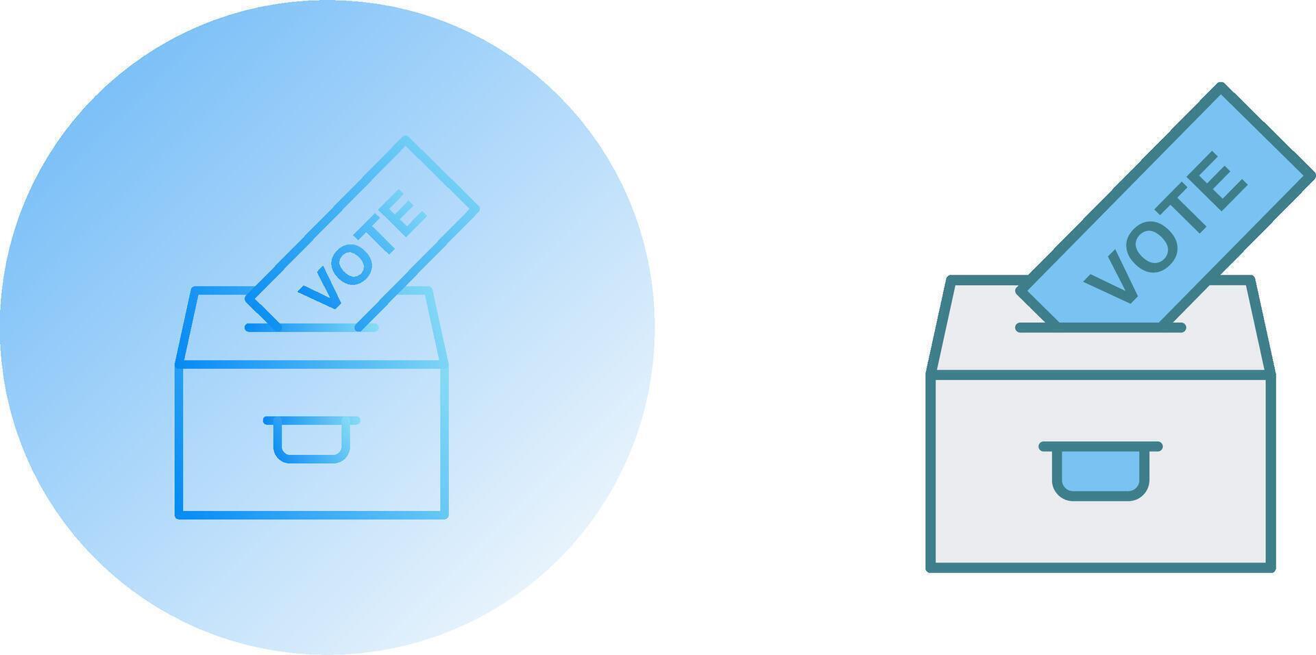 Casting Vote Icon Design vector
