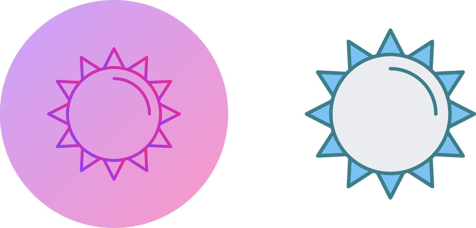 Sun Icon Design vector