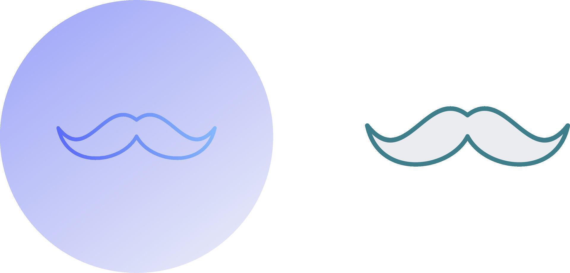 Moustache Icon Design vector
