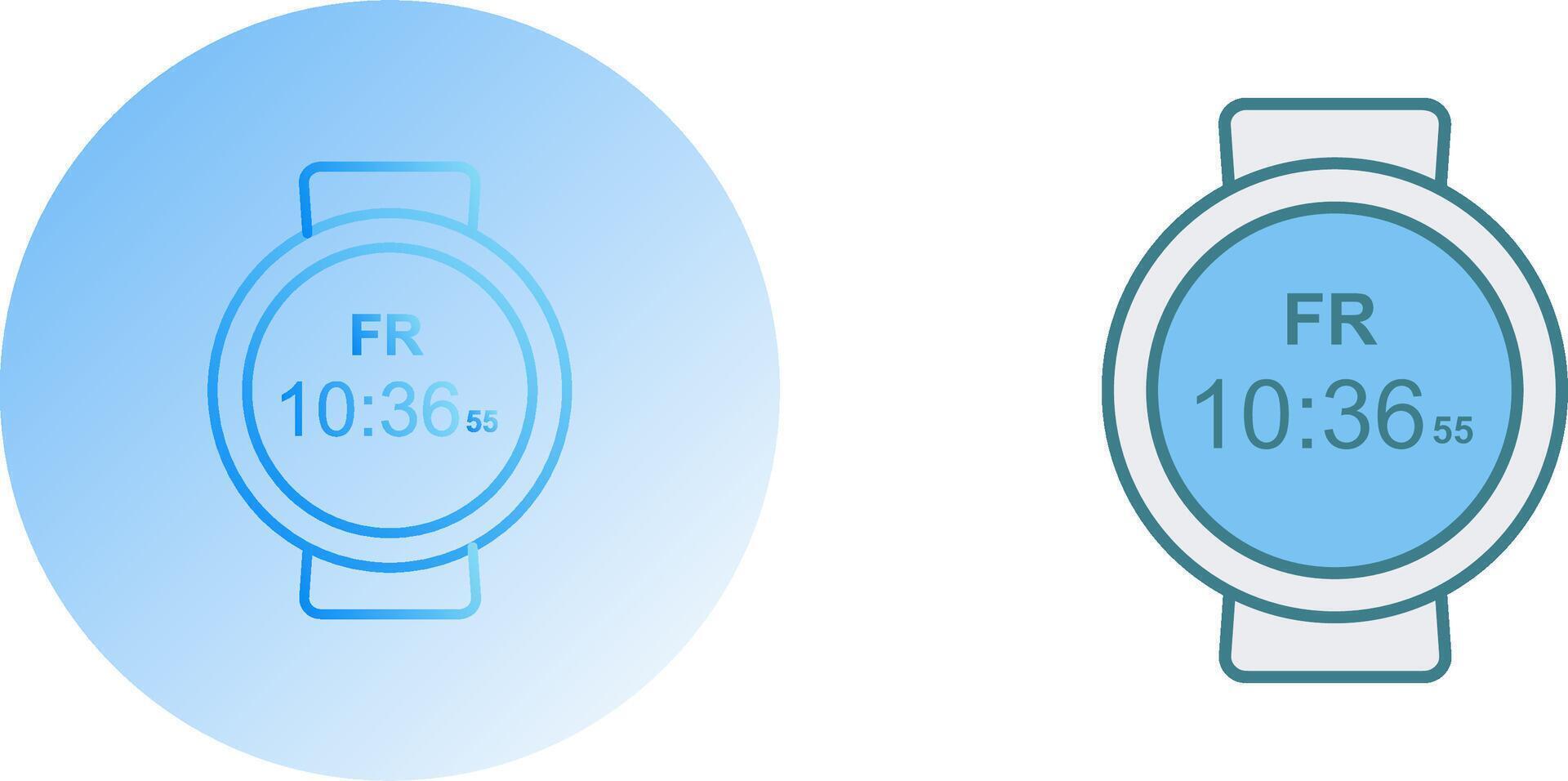 Sports Watch Icon Design vector
