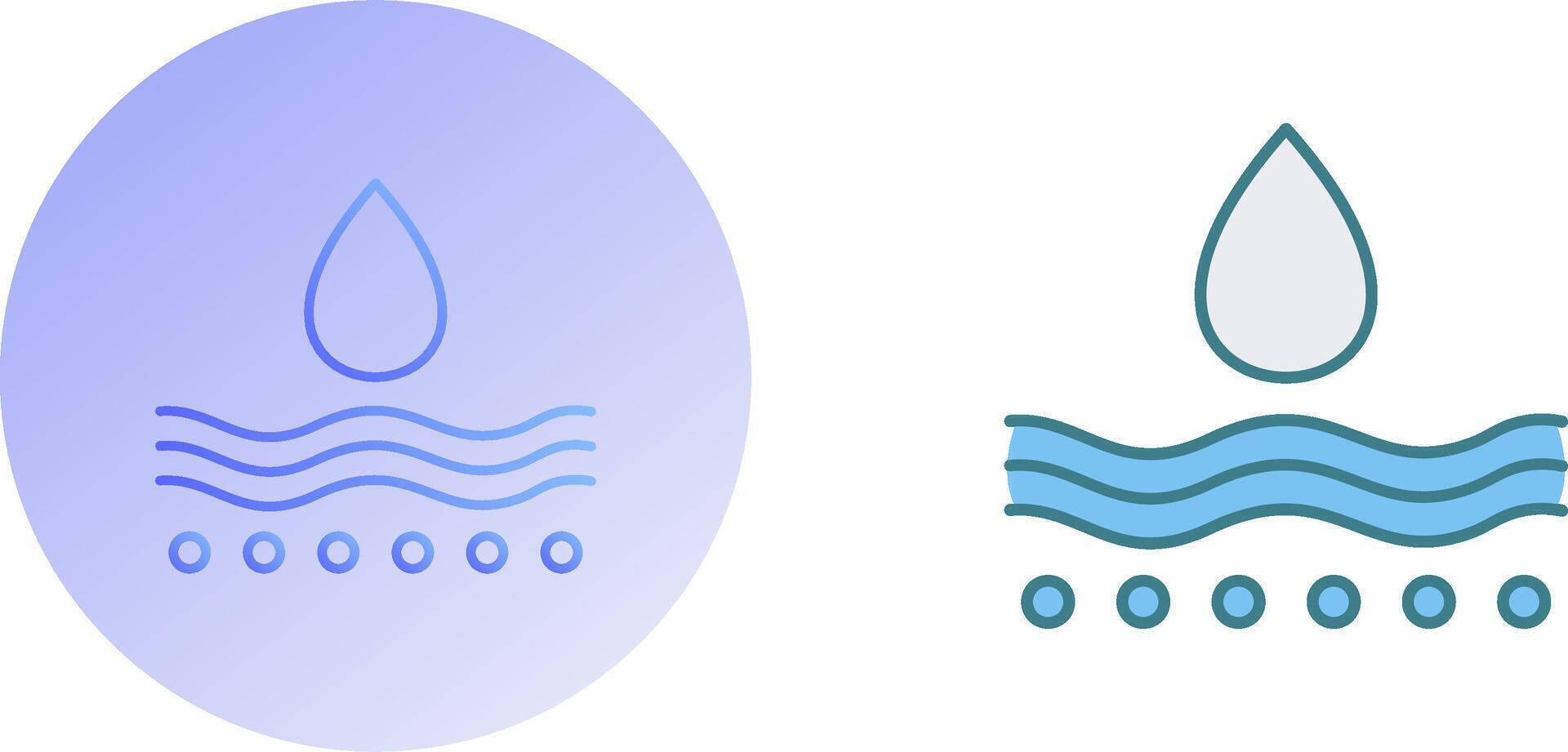Moisture Icon Design vector