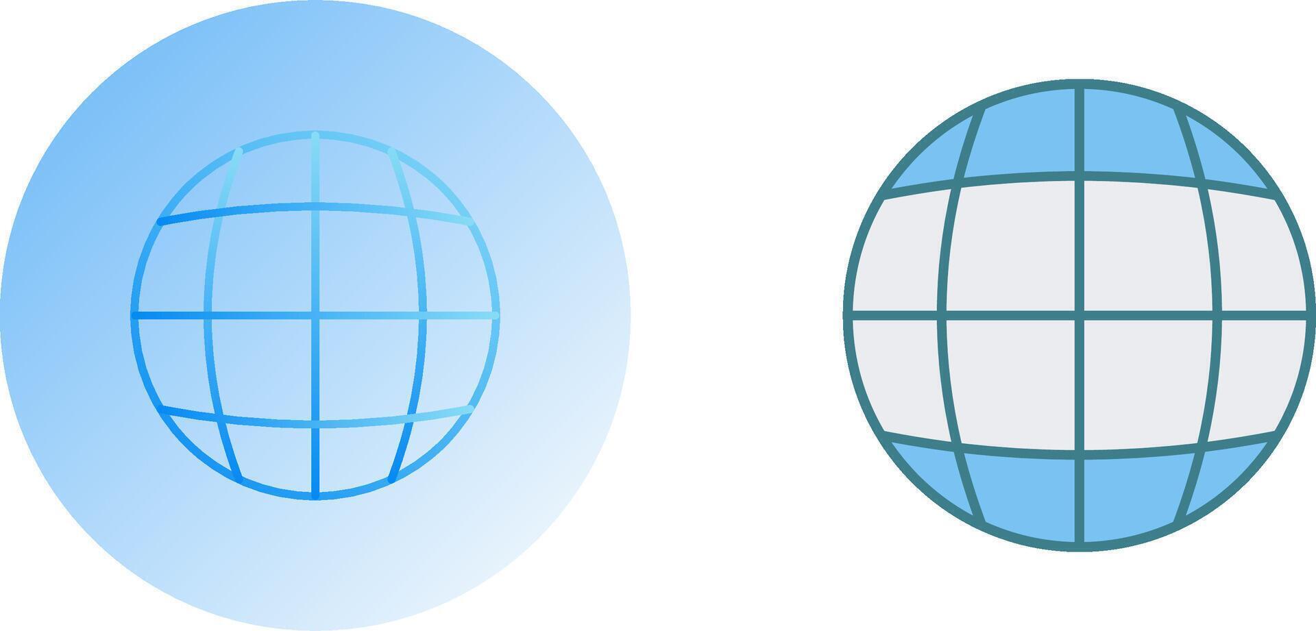 Globe Icon Design vector