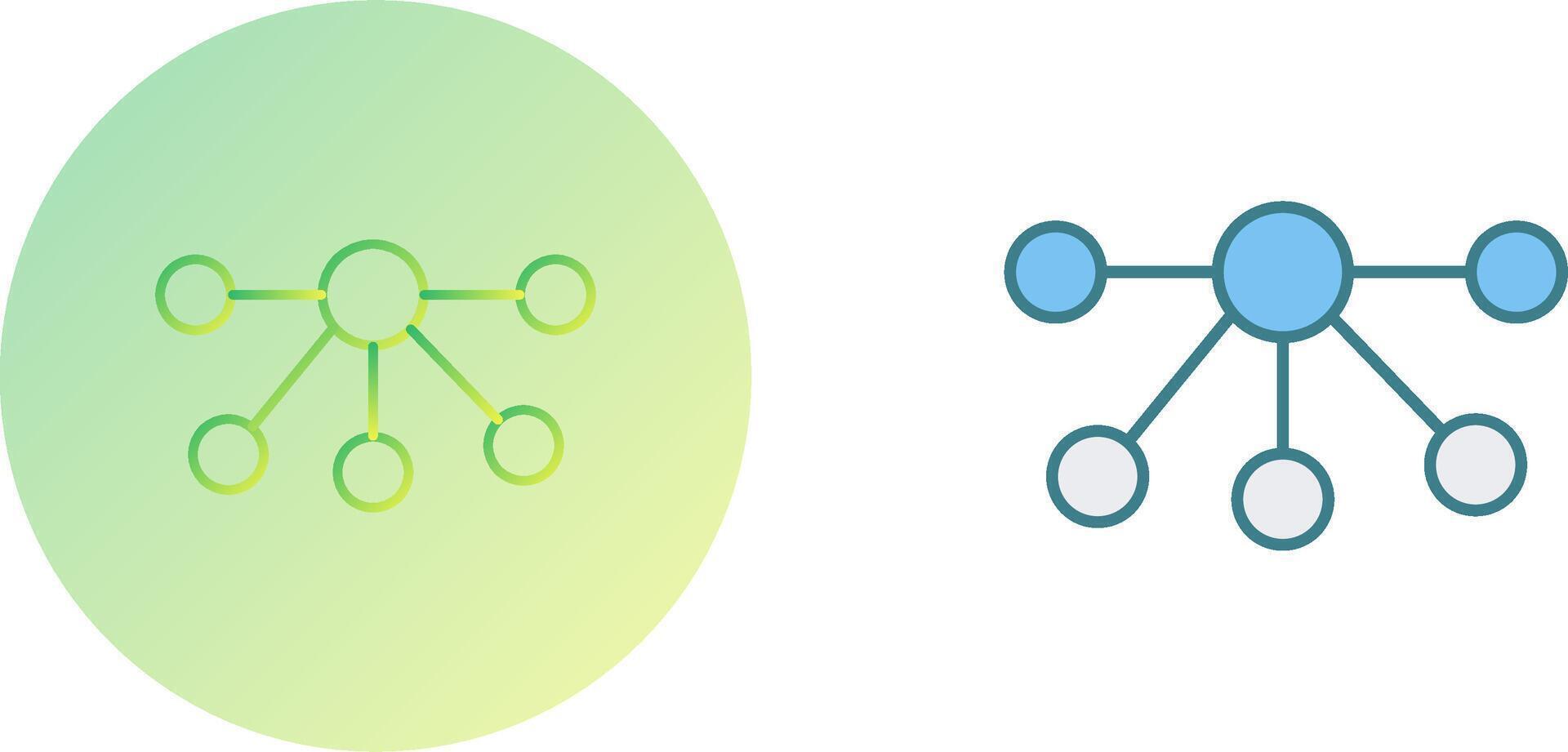Nodes Icon Design vector