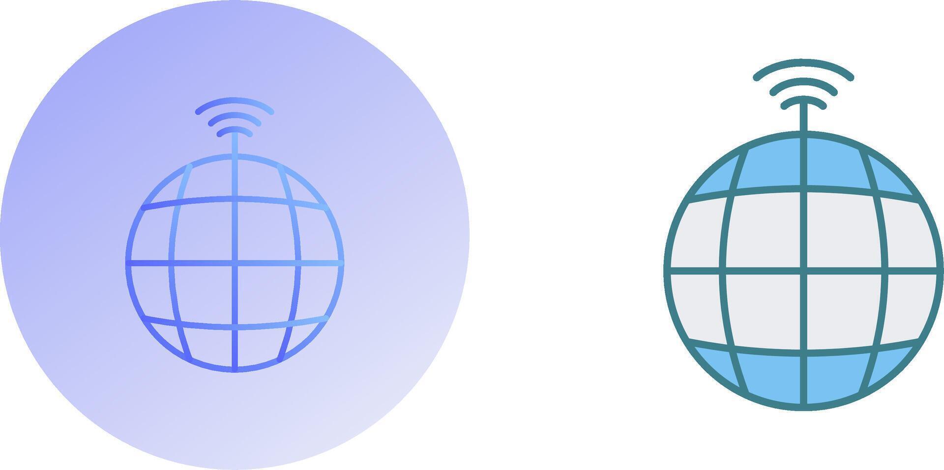 Global Signals Icon Design vector