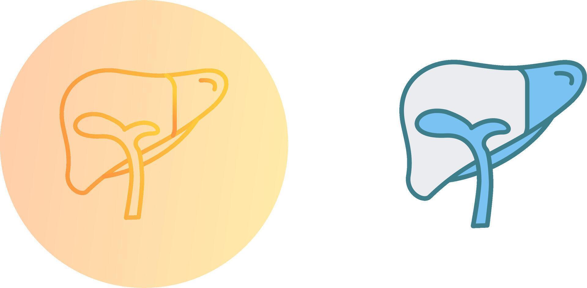 Liver Icon Design vector