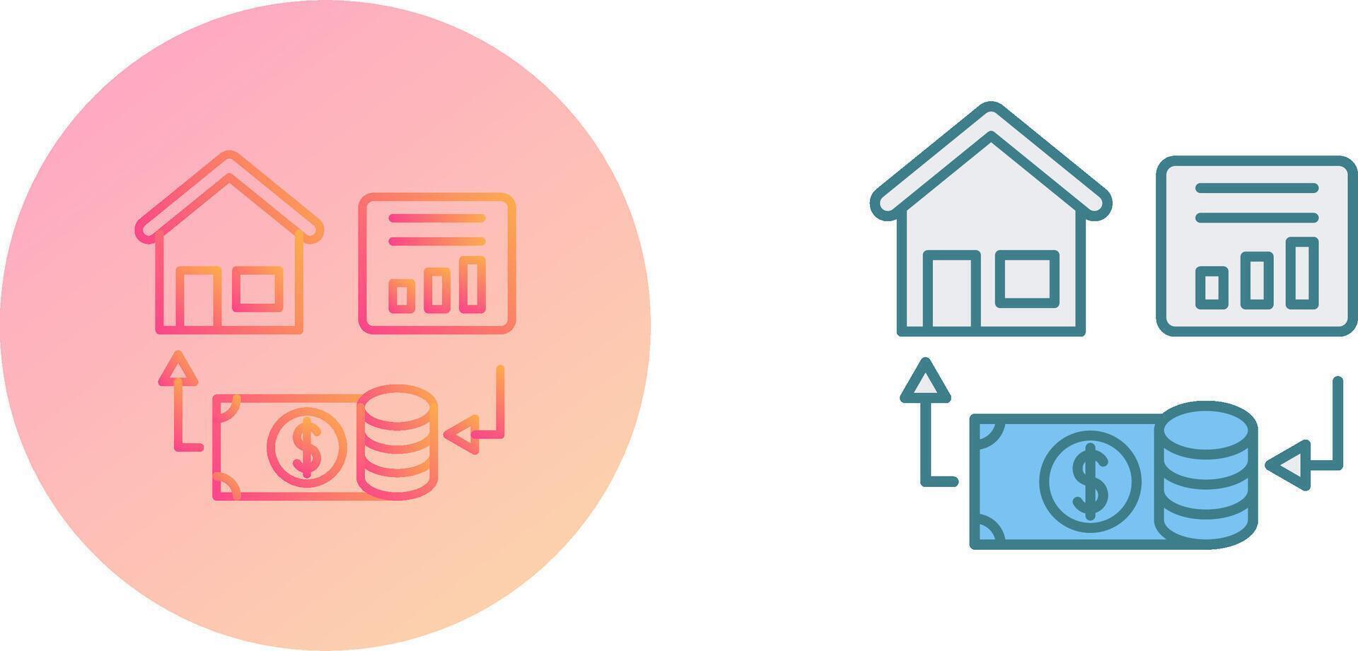 Investment Icon Design vector