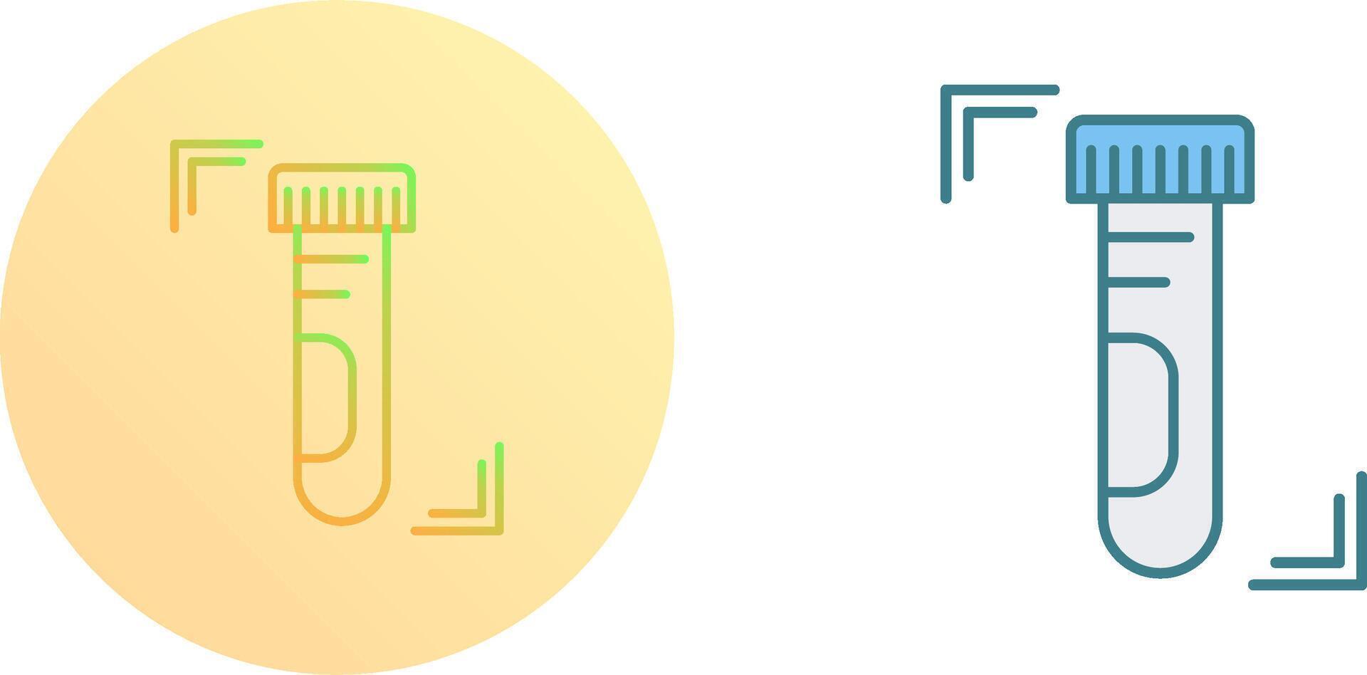 Test Tube Icon Design vector