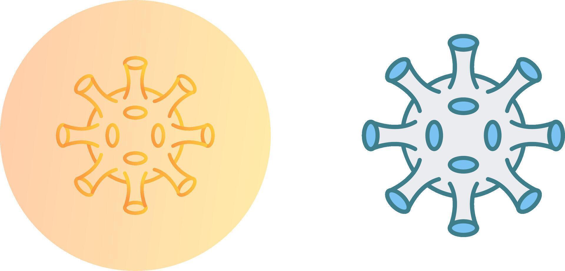 Virus Icon Design vector