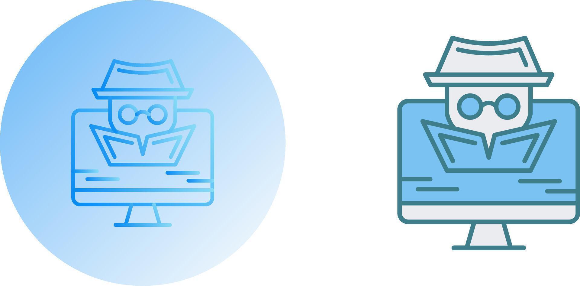 Spyware Icon Design vector
