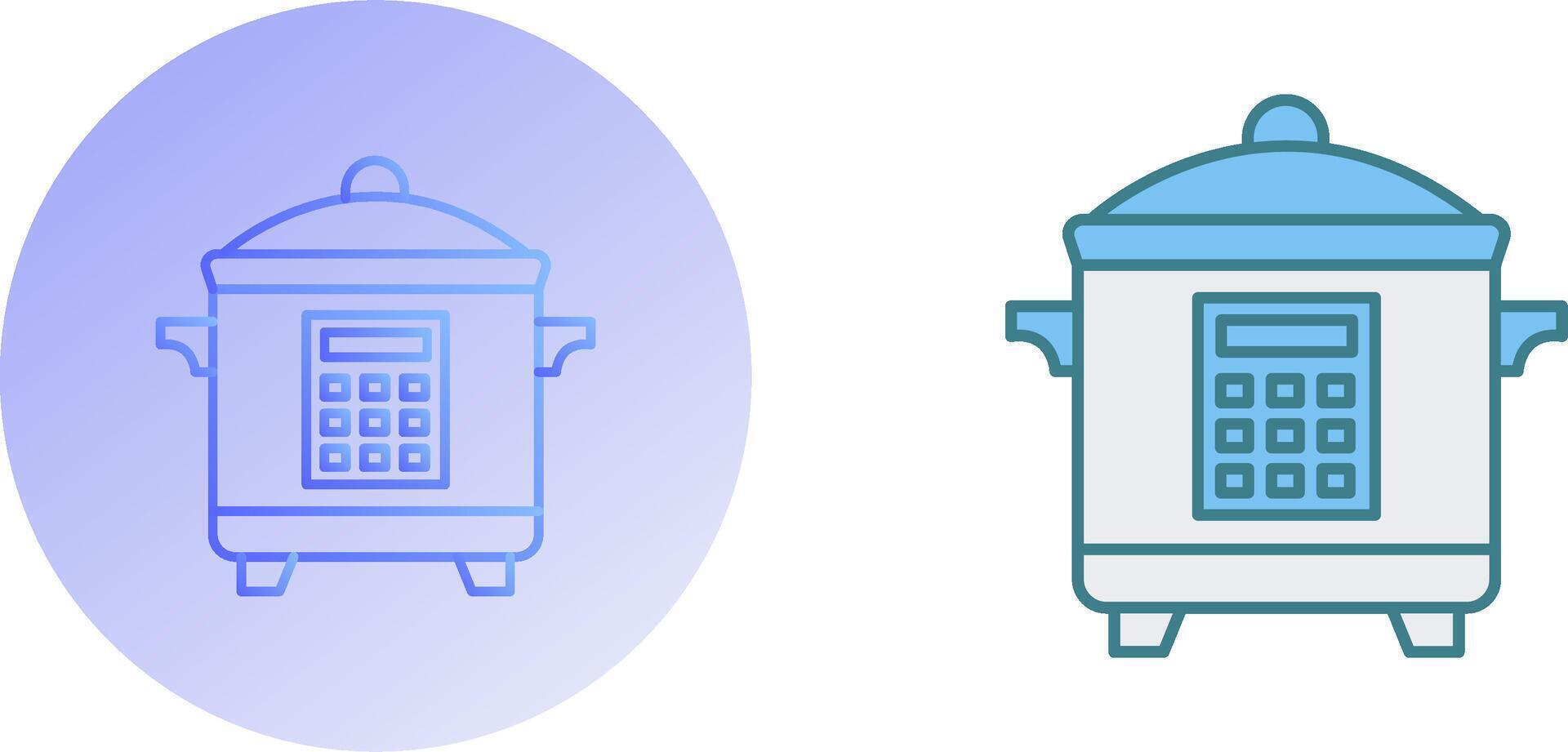Cooker Icon Design vector