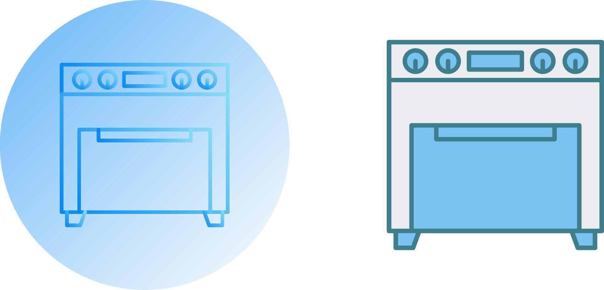 Oven Icon Design vector