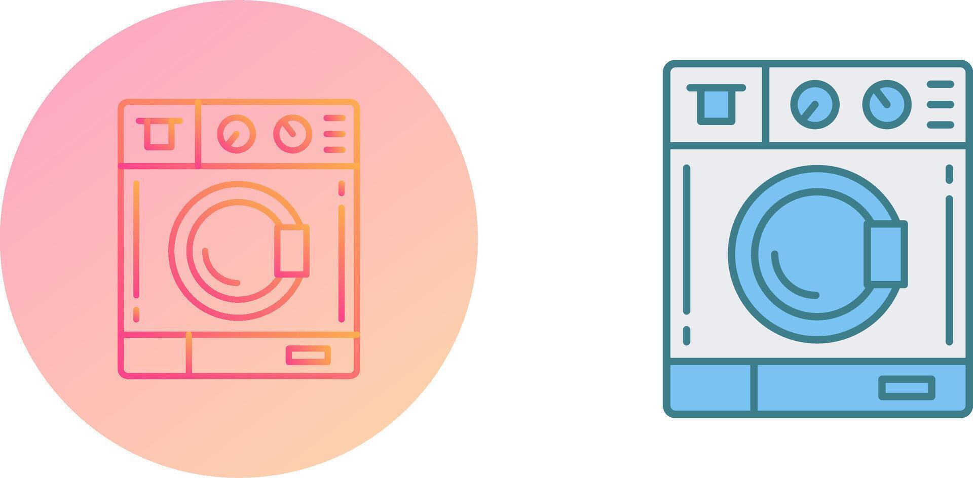 Washing Machine Icon Design vector