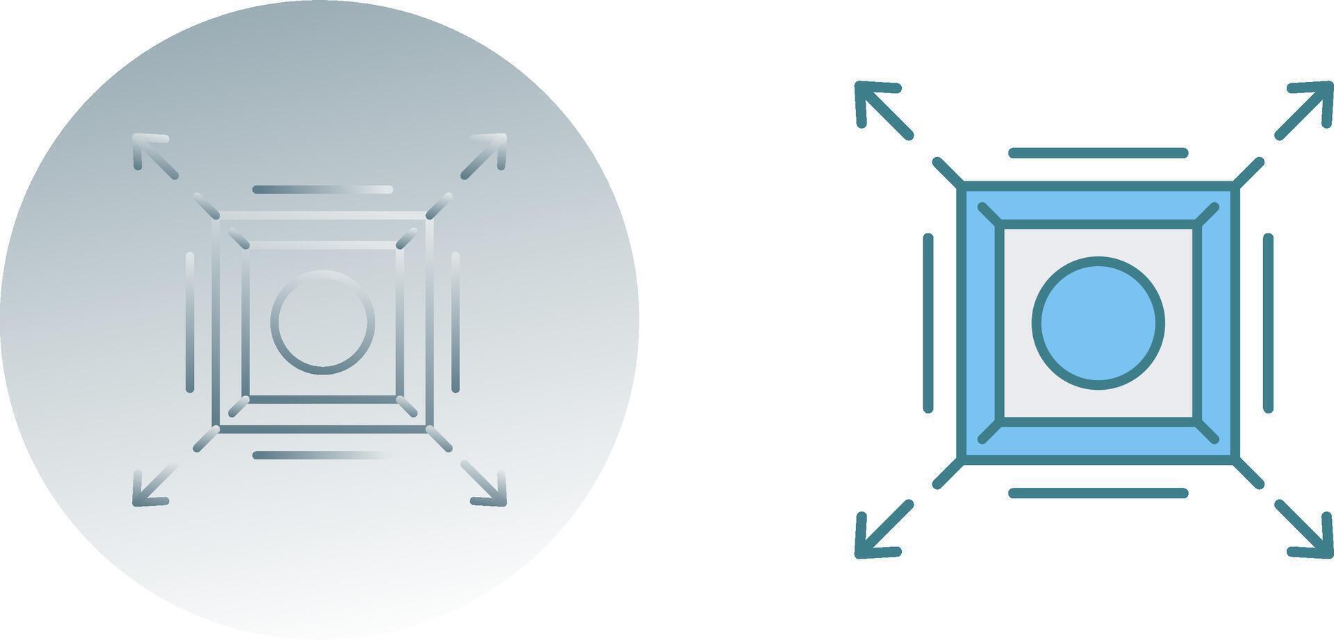 Maximize Icon Design vector