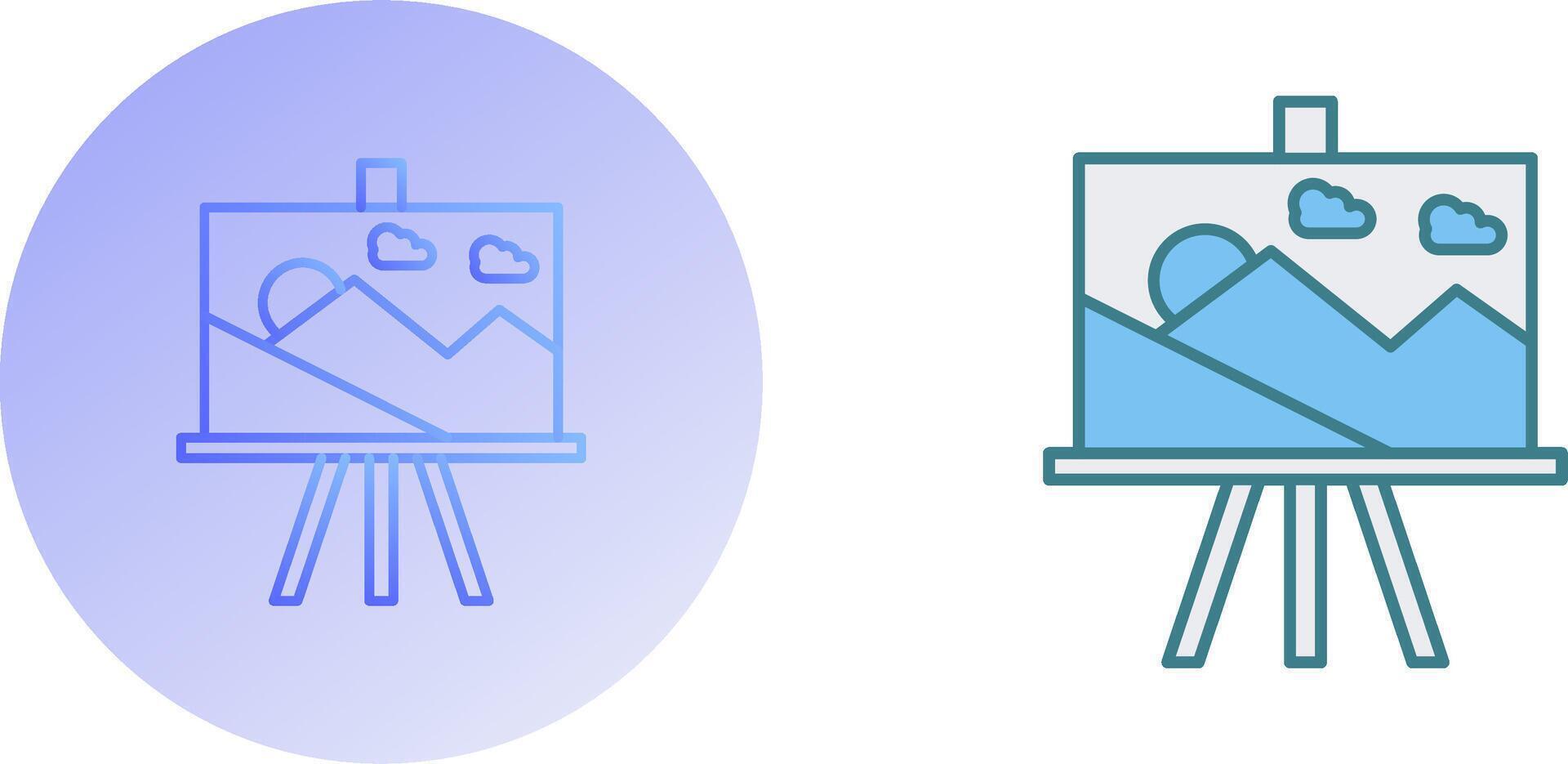 Canvas Icon Design 44512148 Vector Art at Vecteezy