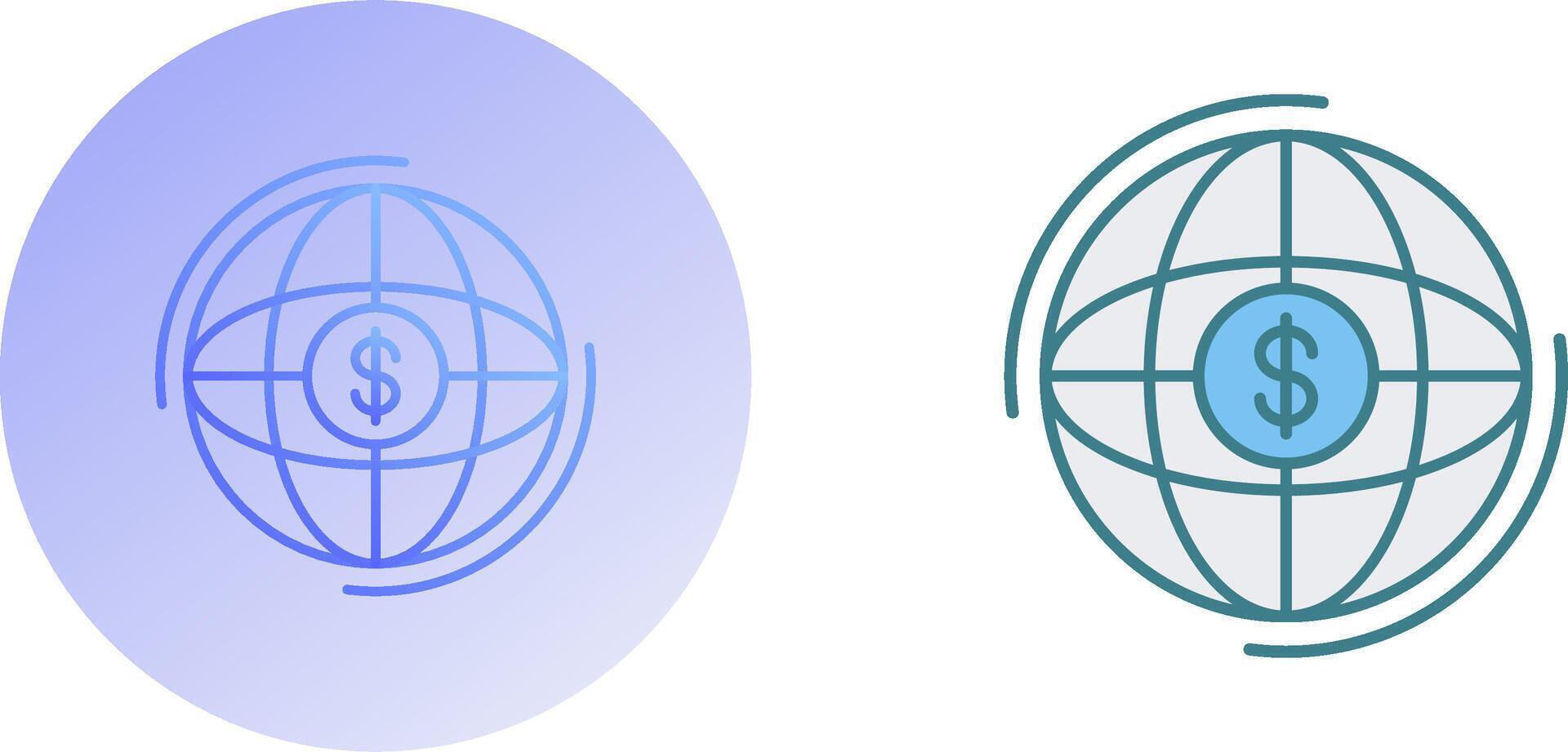 Globe Icon Design vector