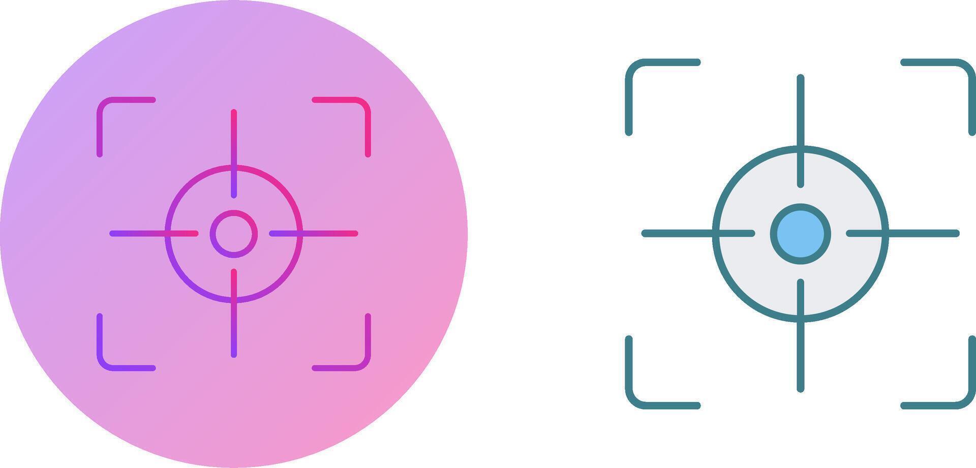 Focus Icon Design vector