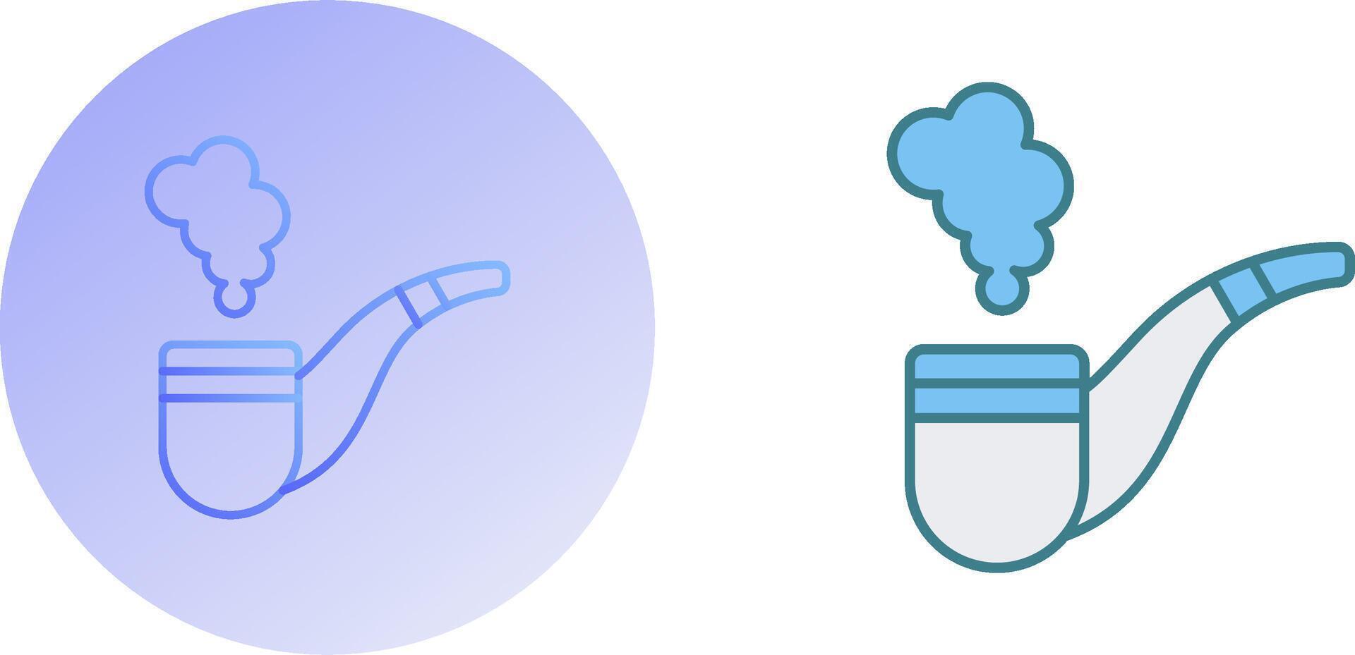 Smoke Pipe Icon Design vector