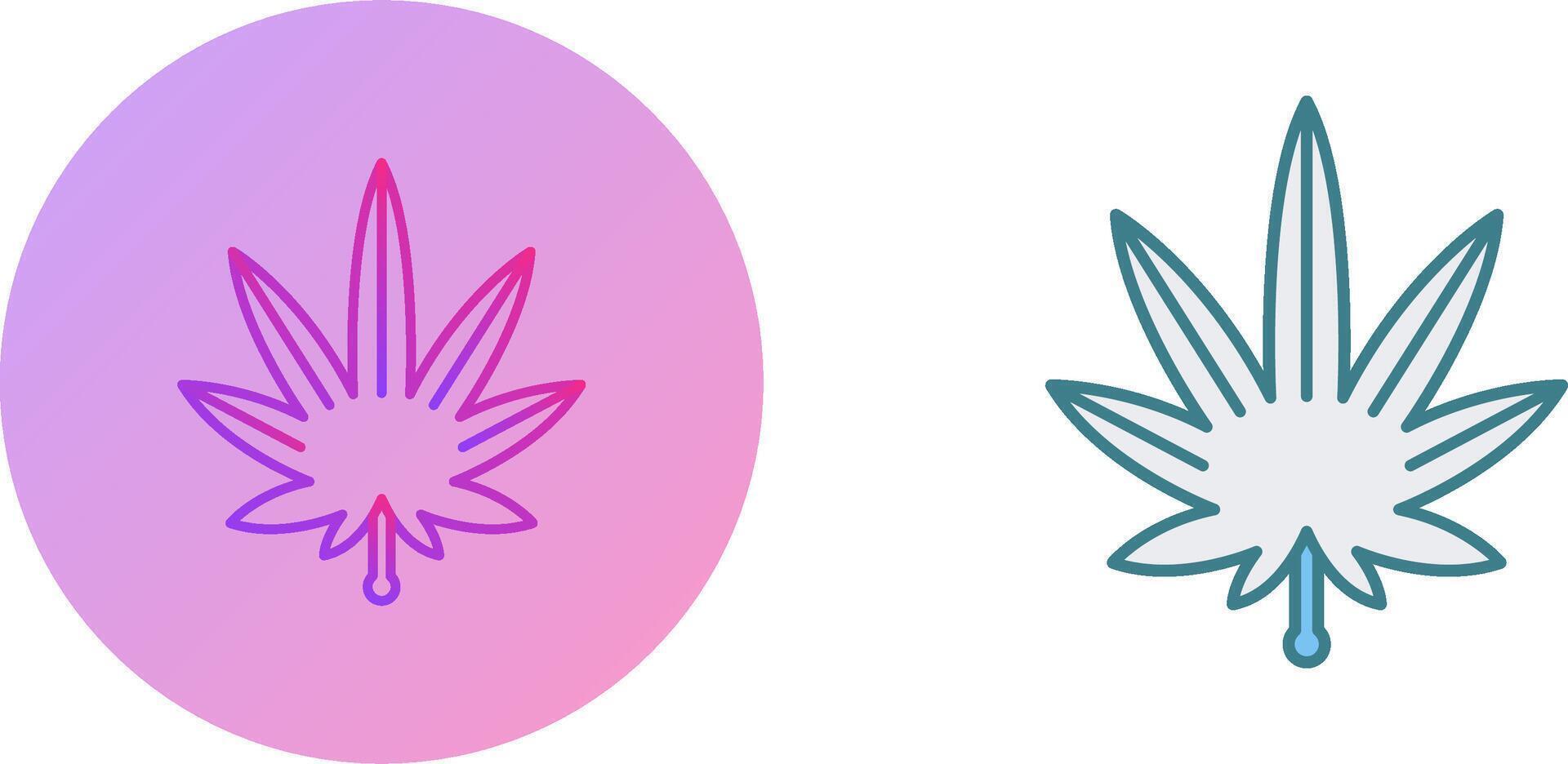 Weed Icon Design vector