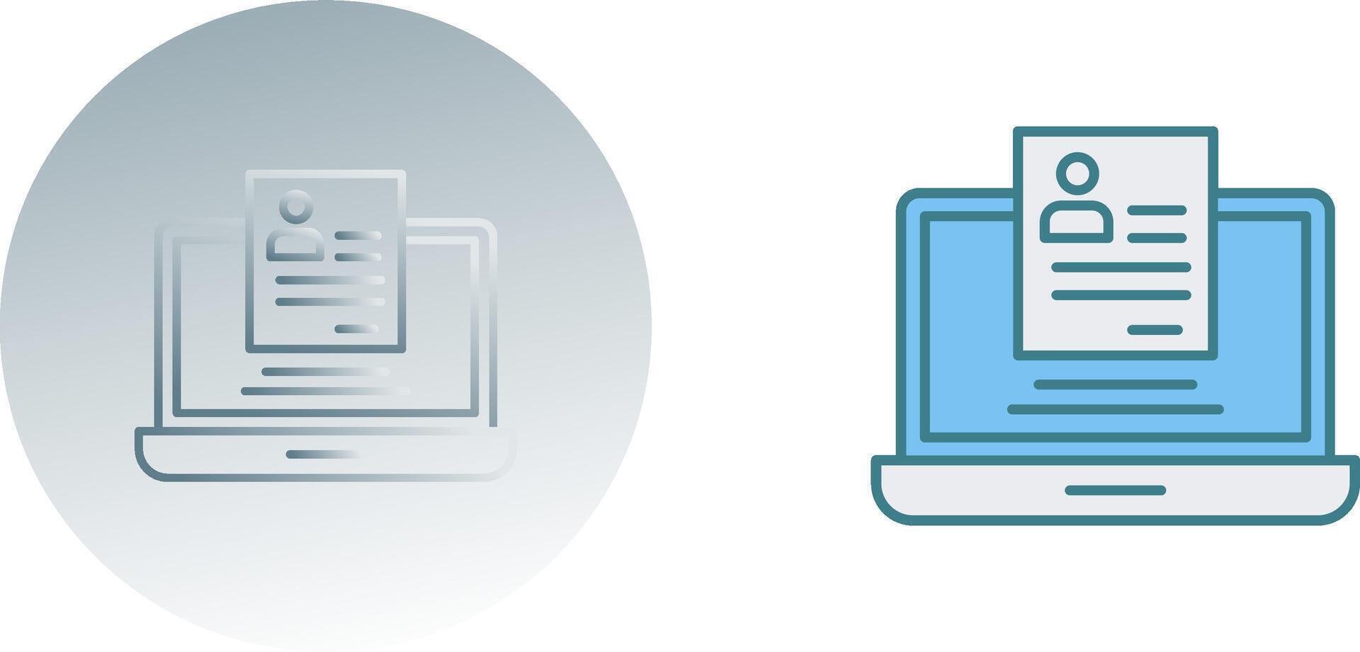 Registration Icon Design vector