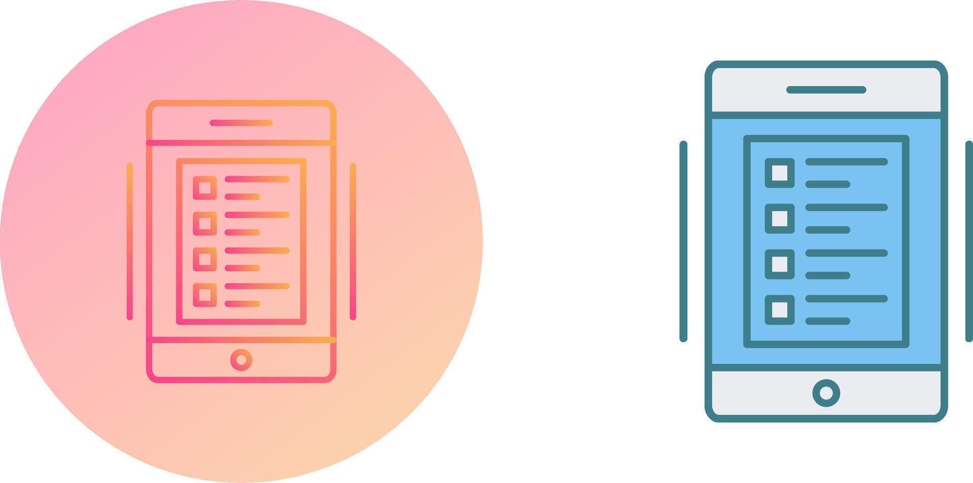 Online Test Icon Design vector