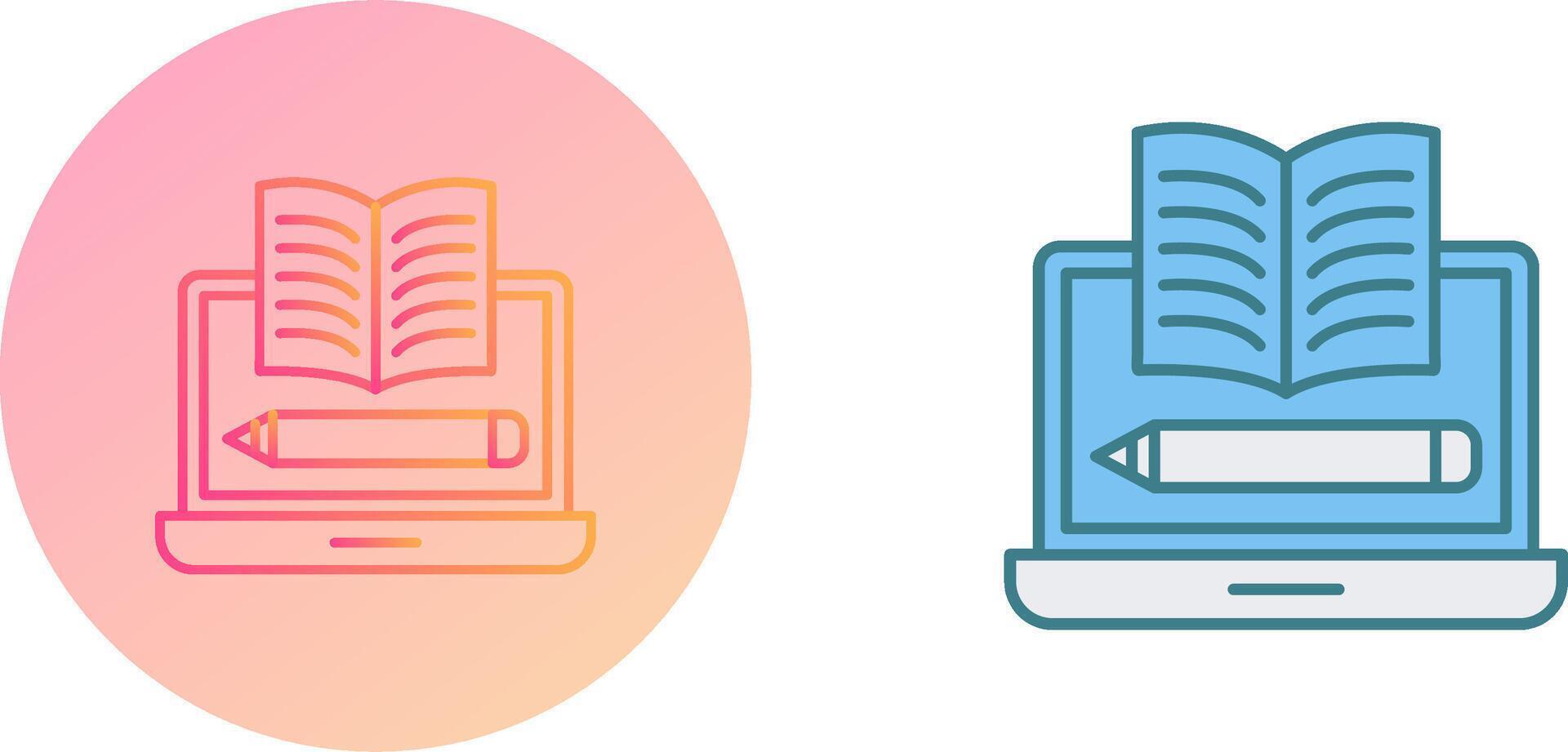 Written Icon Design vector