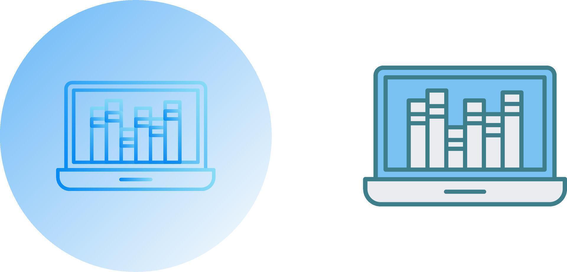 Online Library Icon Design vector