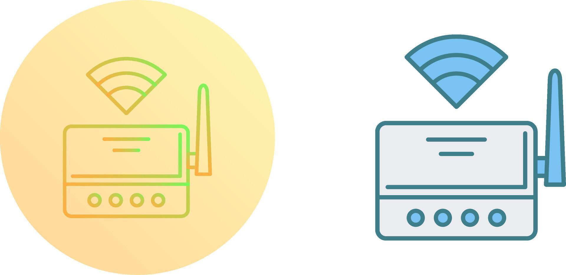 Wifi Router Icon Design vector