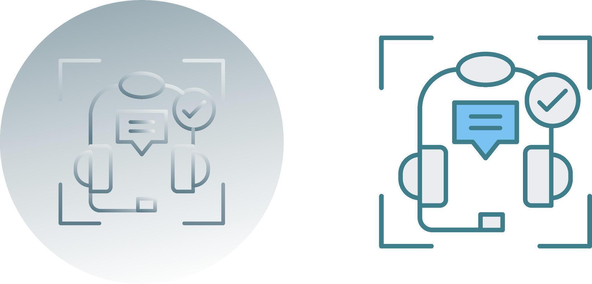 Technical Support Icon Design vector