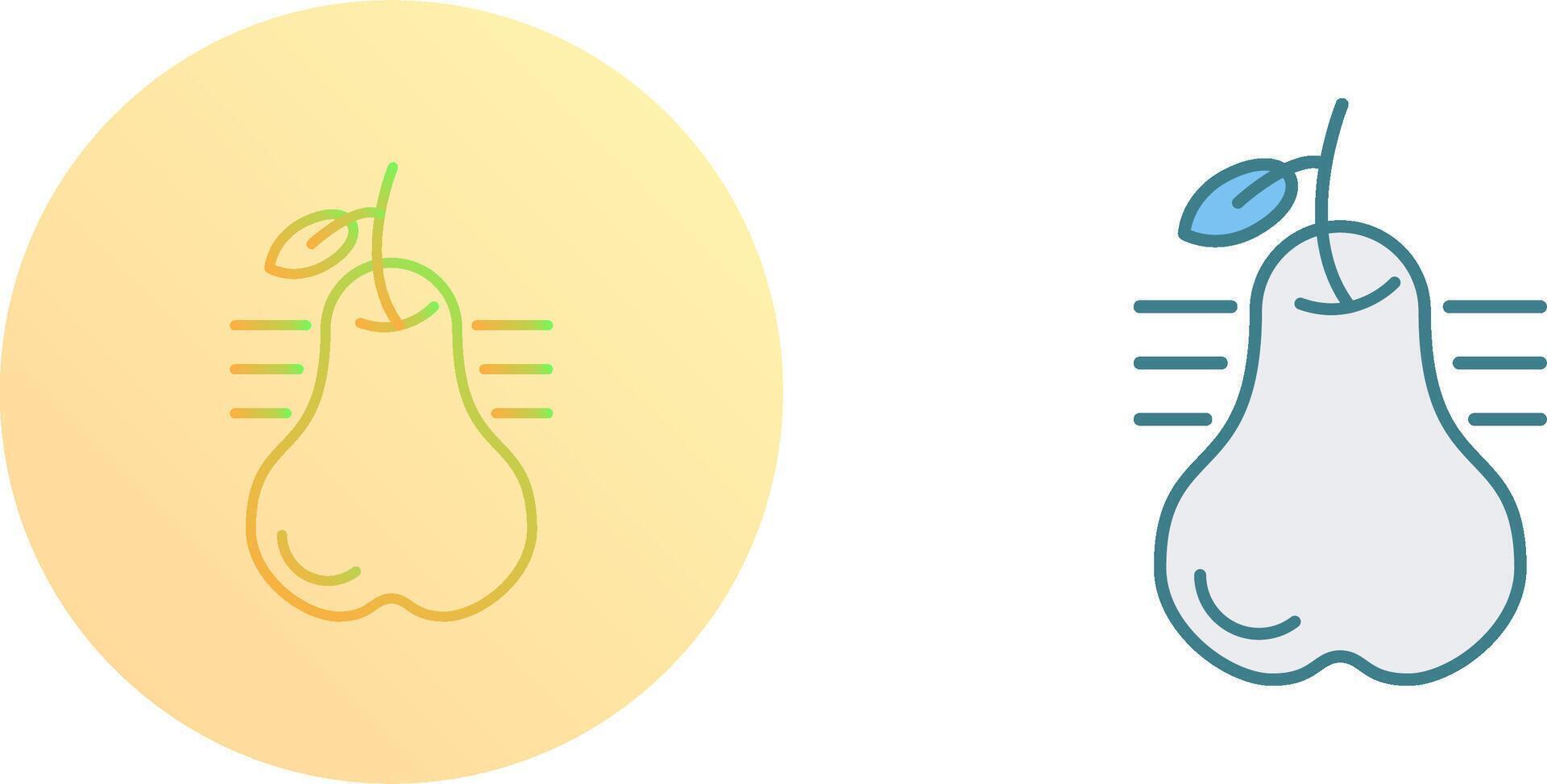 Pear Icon Design vector
