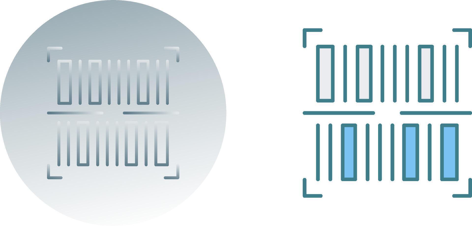 BarCode Icon Design vector