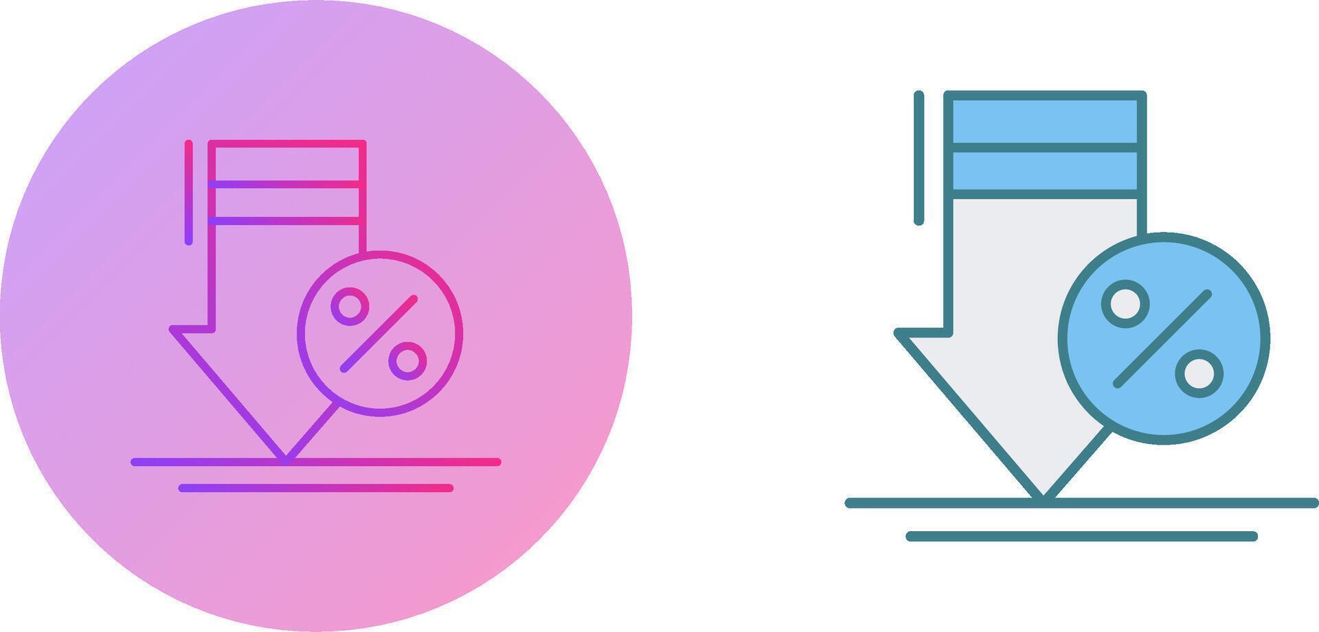Discount Icon Design vector