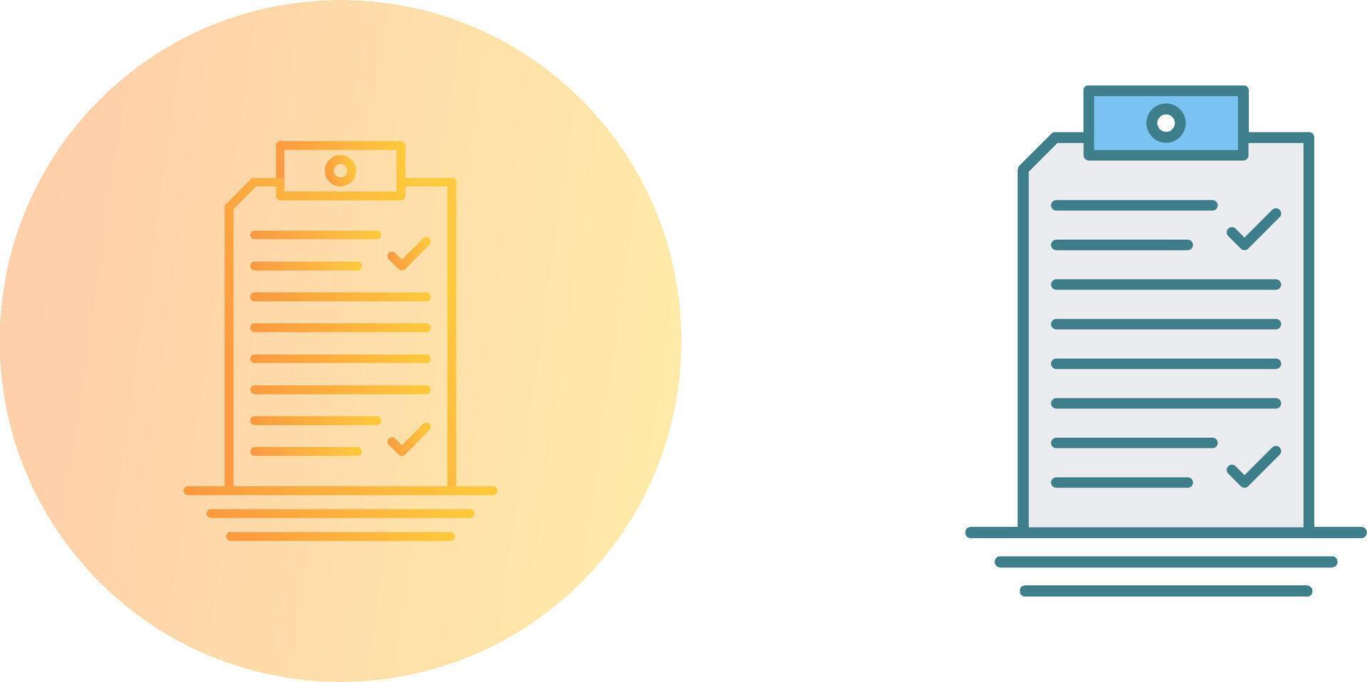 Check List Icon Design vector