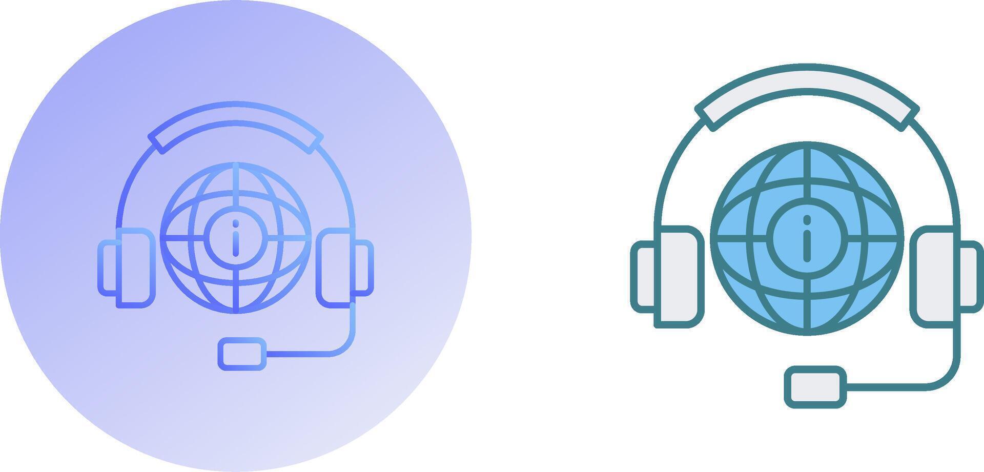 Call Center Icon Design vector