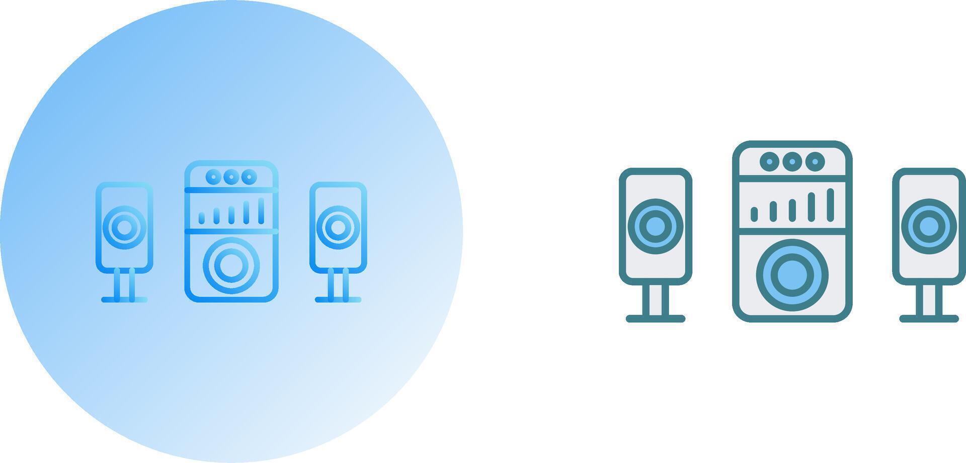Sound System Icon Design vector
