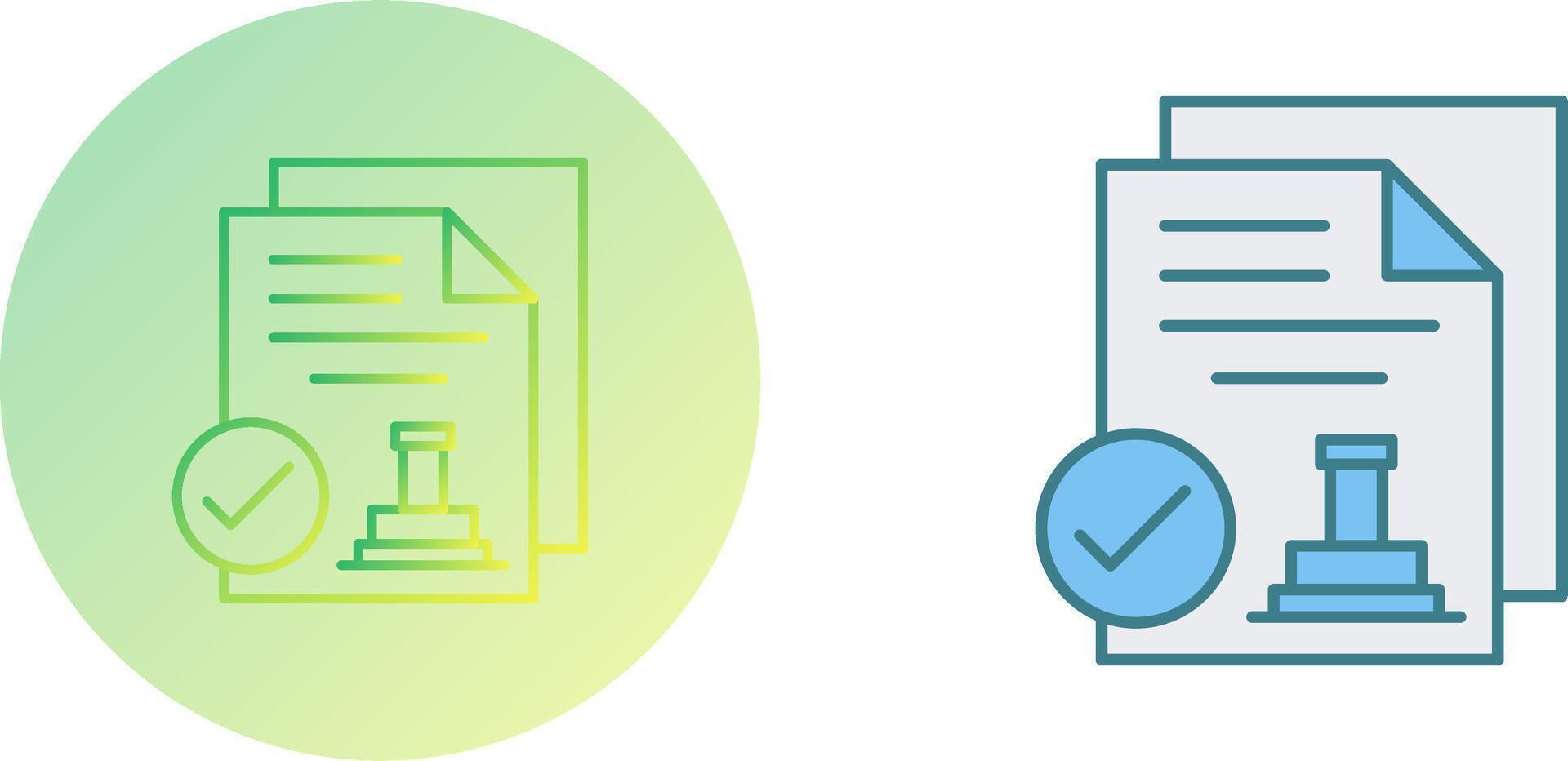 Approved Icon Design vector