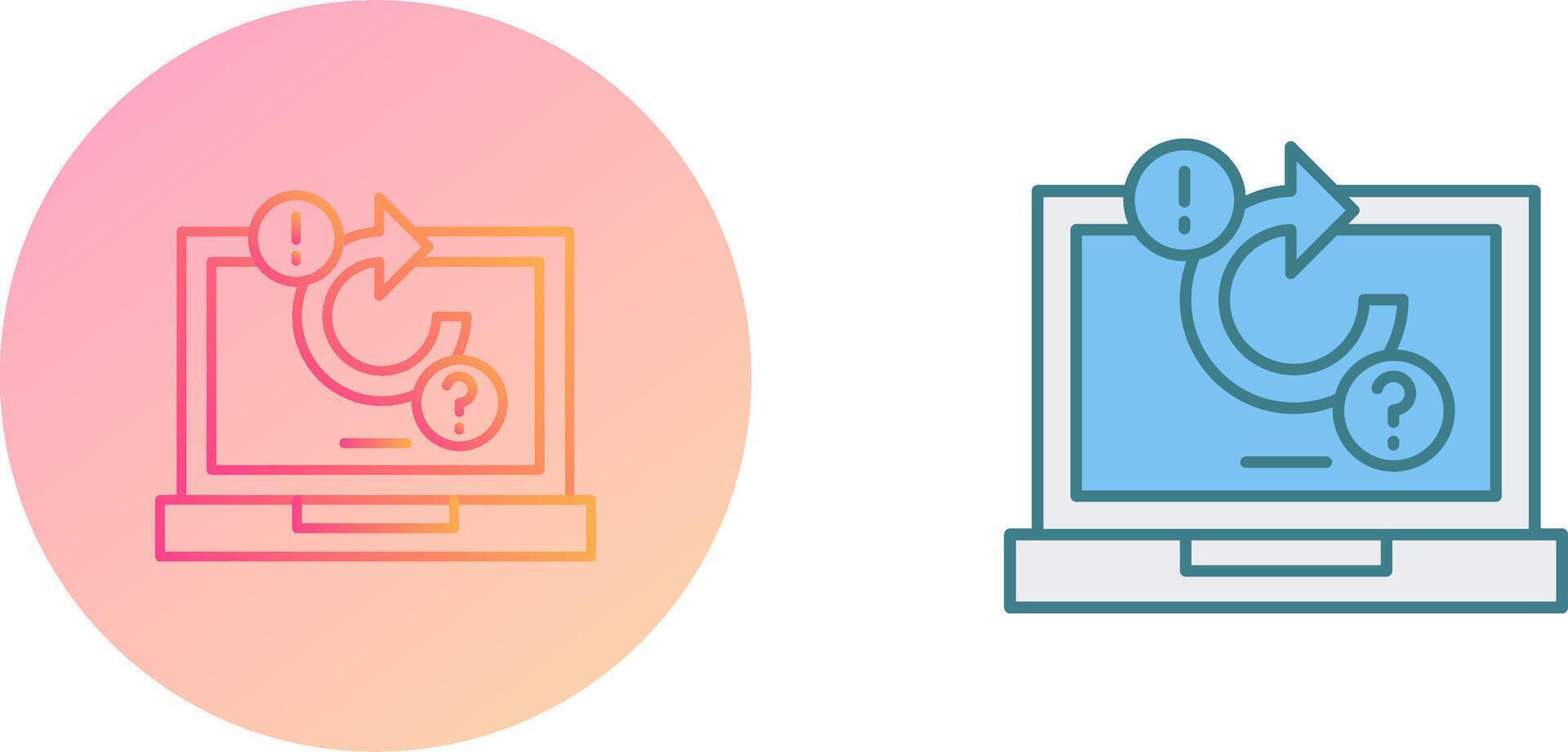 Problem solving Icon Design vector