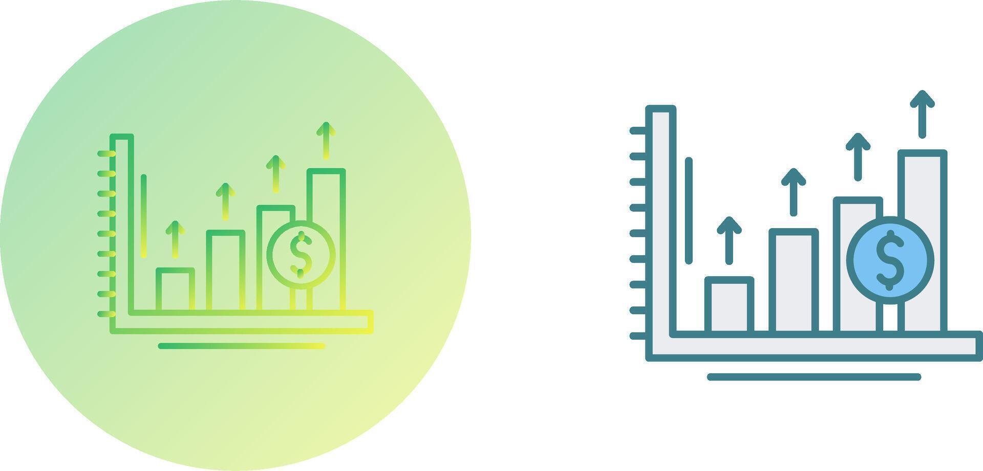 Profit Icon Design vector