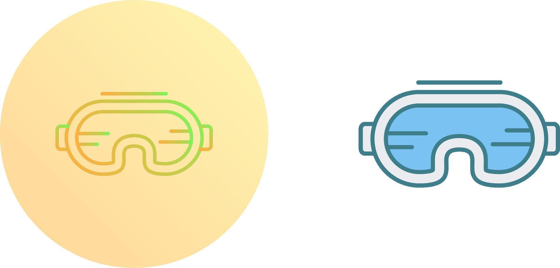 Goggle Icon Design vector