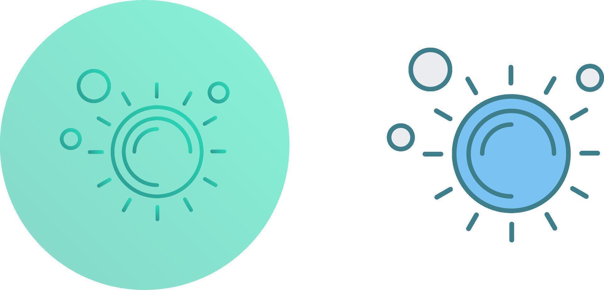 Sun Icon Design vector