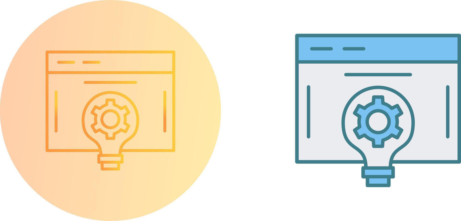 Inovation Icon Design vector