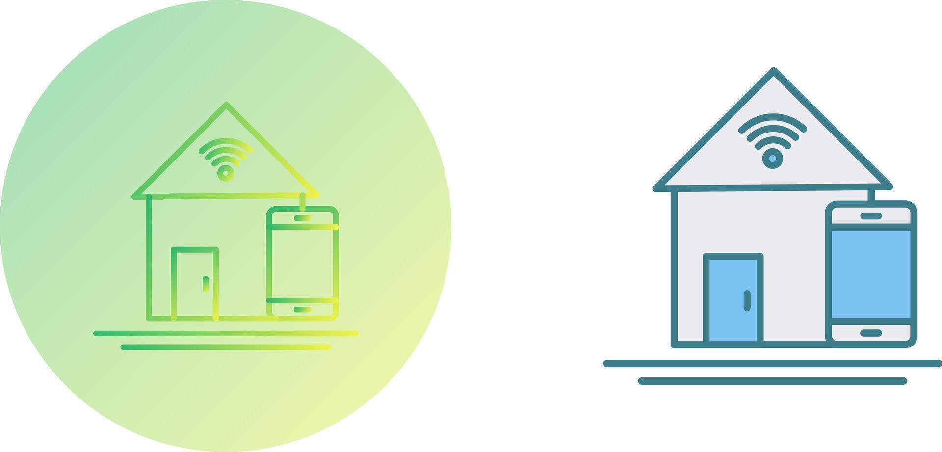 Home Automation Icon Design vector