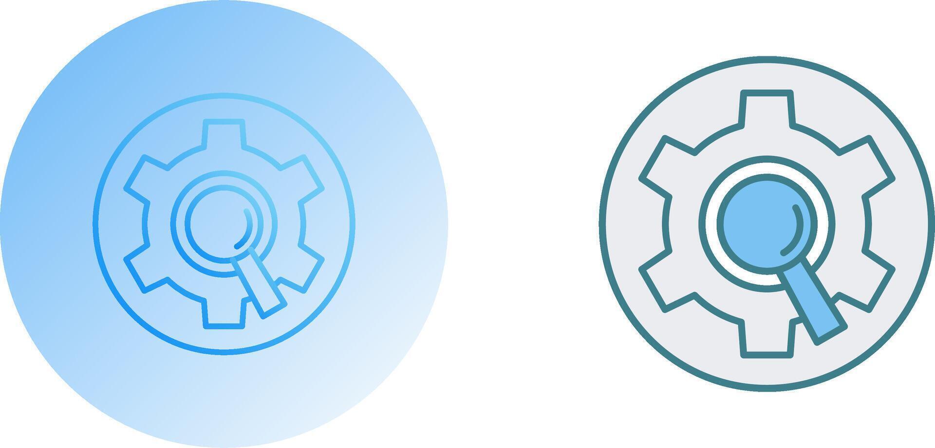 Research Icon Design vector