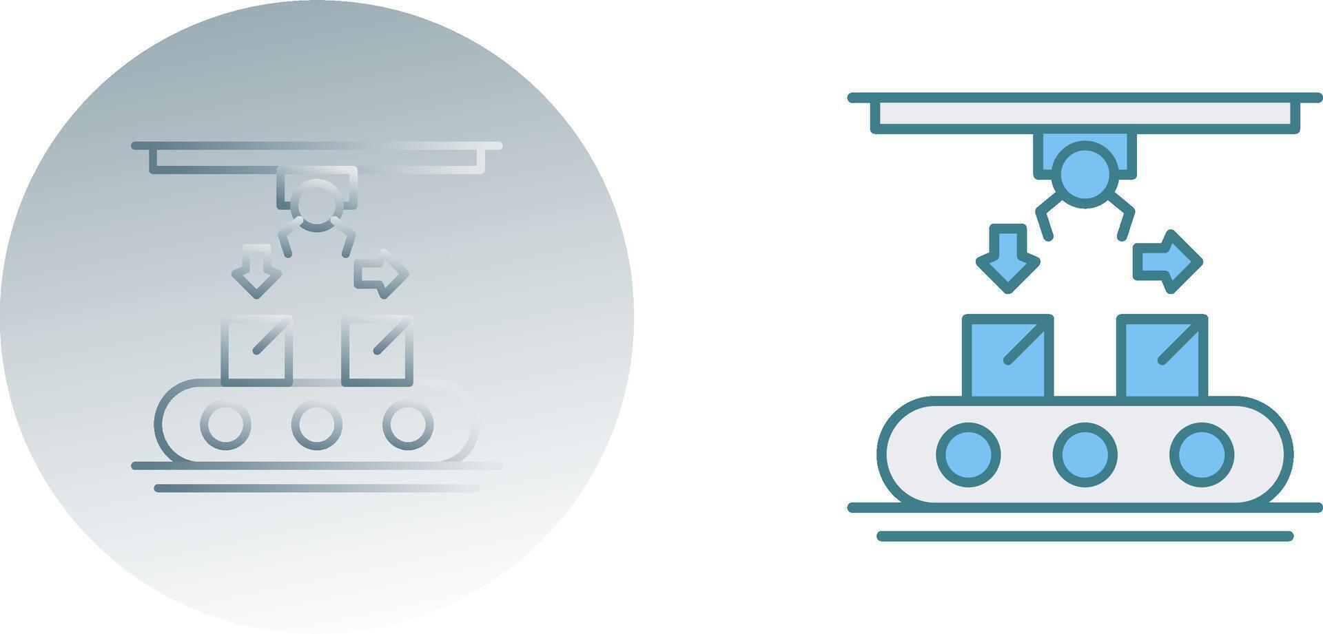 Coneyor Icon Design vector