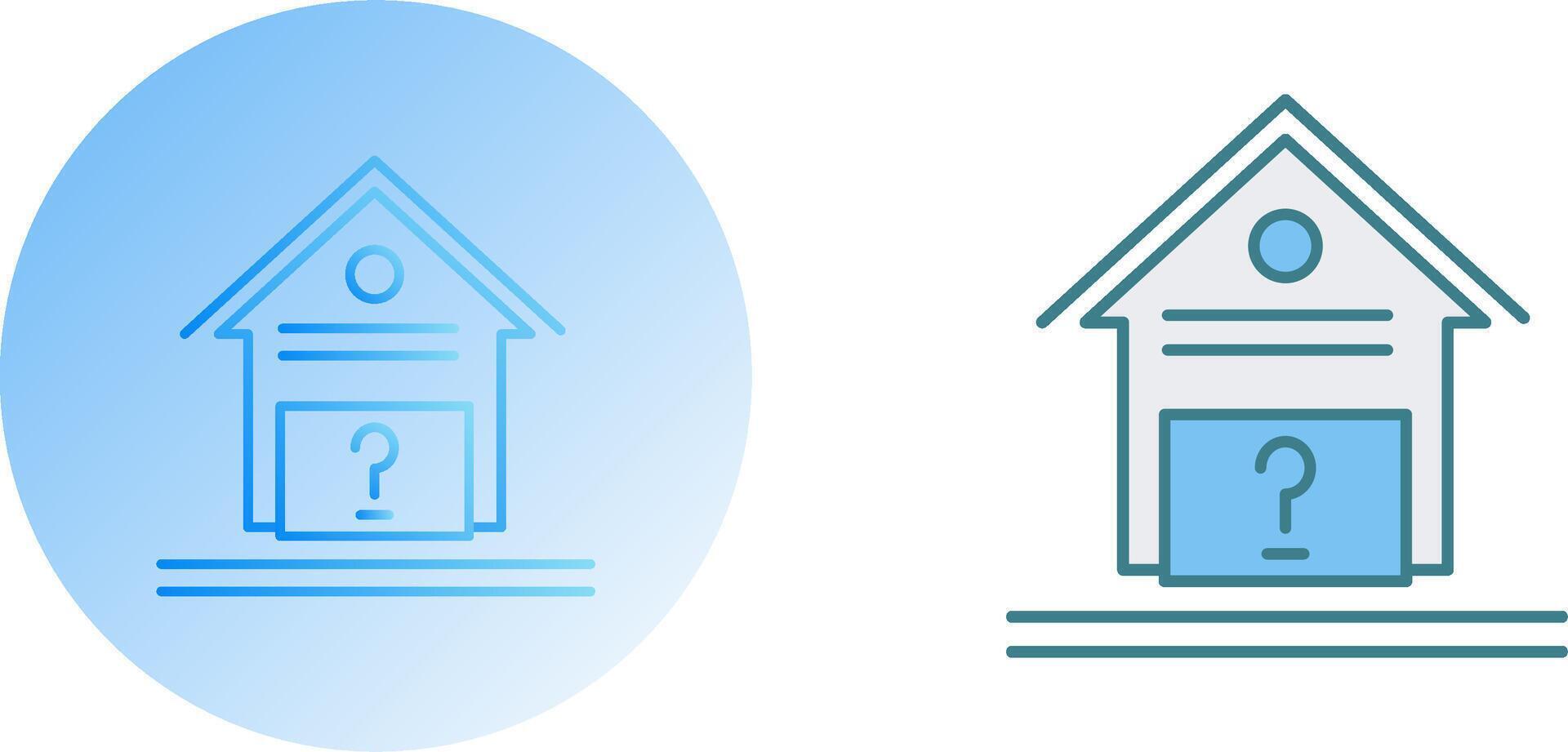 Unknown Icon Design vector